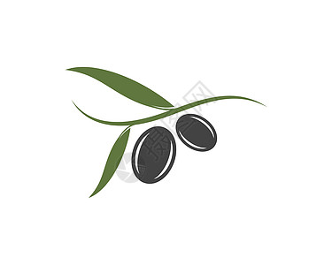 橄榄图标矢量图食物标识水果烹饪包装农业处女标签植物树叶图片