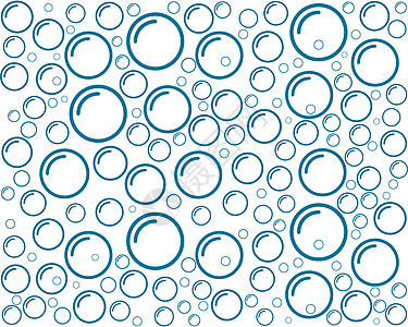 它制作图案气泡水矢量空气水族馆泡沫反射肥皂流行音乐蓝色圆圈苏打液体图片