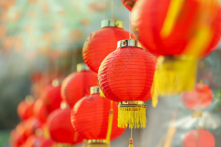 云南天中国新年的灯笼在中国城庆典传统团体文化红灯笼旅行吸引力游客节日背景