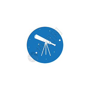 望远镜标志图标 vecto光学标识玻璃数字镜片学习乐器天空插图天文图片