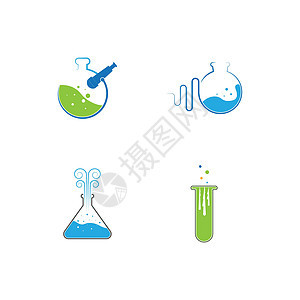 自然实验室标志设计概念科学与医学创意符号技术科学家生态药品教育标识插图制药植物生物学图片