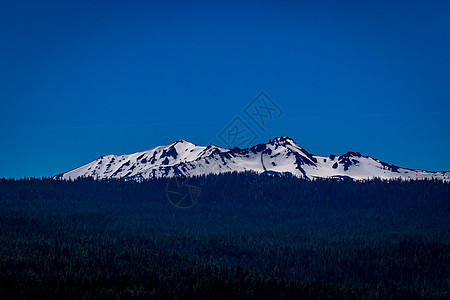 俄勒冈州钻石高峰水平山脉风景地标旅游地方雪片地点图片
