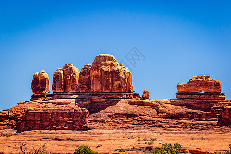 Canyonlands国家公园的岩石砂岩水平地点旅游地方地标国家风景图片