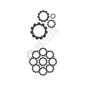 齿轮标志模板矢量 ico引擎商业车轮旋转工程网络技术营销工厂标识图片