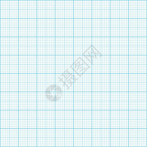 毫米方格纸网格 抽象方形背景 学校技术工程线尺度测量的几何图案 在透明背景上隔离的教育的内衬空白项目工程师绘画笔记本平方蓝色数学图片