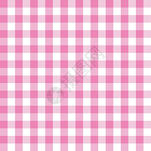 粉色和白色苏格兰纺织无缝图案 织物质地检查格子呢格子 的抽象几何背景 单色图形重复设计 现代方形饰品图片