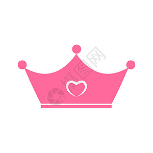 公主皇冠图标 矢量插图贵族孩子王子技术国王衣服魔法乐趣骑士女王图片