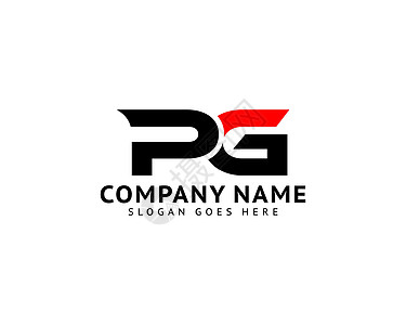 首字母 PG 徽标模板设计财产营销徽章字体推广公司艺术网络技术品牌图片