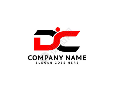 初始字母 Dc 徽标设计模板推广互联网网络标识营销身份咨询公司直流电字体图片