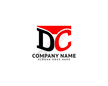 初始字母 Dc 徽标设计模板互联网网络推广标识公司营销技术品牌插图咨询图片