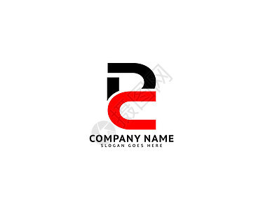 初始字母 Dc 徽标设计模板互联网标识字体推广咨询营销插图品牌直流电网络图片