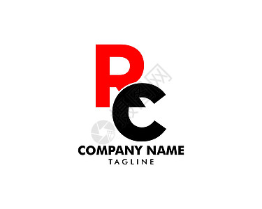 初始字母 RC 徽标模板设计咨询技术首都营销互联网链接品牌艺术字体公司图片