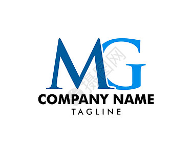 初始字母 MG 徽标模板设计商业技术黑色毫克营销身份互联网创造力公司插图图片