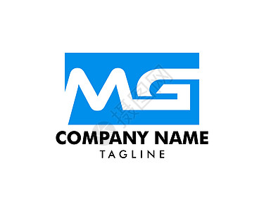 初始字母 MG 徽标模板设计艺术品牌创造力身份商业毫克网络黑色刻字营销图片