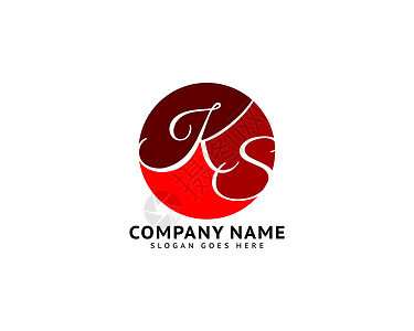 初始字母 KS 徽标模板设计咨询公司身份品牌首都ks创造力字体黑色插图图片