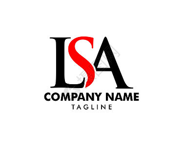 初始字母 LSA 徽标模板设计公司品牌字体首都奢华互联网营销圆圈商业身份图片