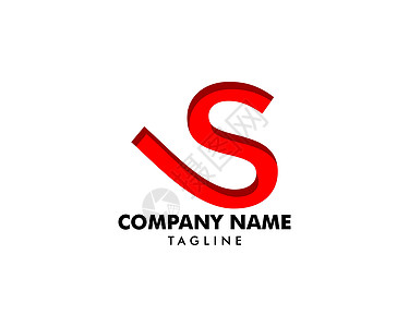 初始字母 S 徽标模板设计字体技术插图网络公司推广艺术互联网商业品牌背景图片