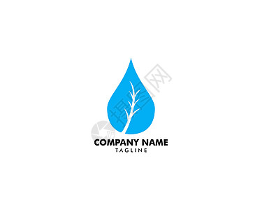 网上礼品标志设计概念网上商店和礼品象征商业蓝色环境插图液体标识矿物公司生态活力图片