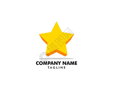 星标志模板矢量图标插图设计身份射线商业黄色成功速度精英运动创造力优胜者图片