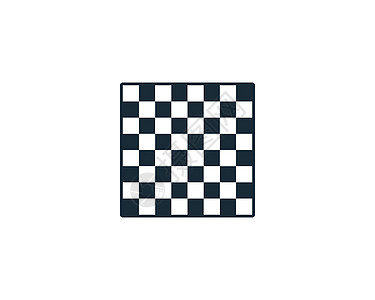 国际象棋棋盘图标矢量标志模板插图设计图片