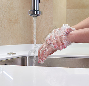 妇女用抗菌肥皂洗手 预防冠状病毒 卫生以停止传播冠状病毒清洁流感护理皮肤卫生间身体感染凝胶清洁度泡沫图片