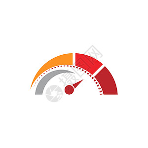 Auto logo 模板矢量插图图标设计速度仪表网络标识黑色网站商业车速技术转速表图片