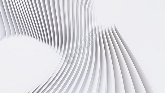 抽象的曲线形状 白色圆形背景公司房间商业创造力技术灰色房子墙纸海浪办公室图片