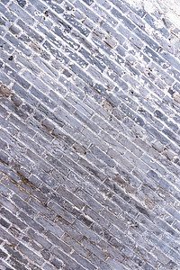 真正的灰色古董复古砖色调图案墙背景在一个古老的中国房子特写上平顶前视图城堡艺术砖墙苦恼框架建筑墙纸石头岩石农庄图片