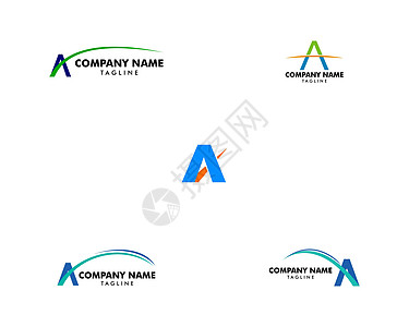 一组字母旋风徽标模板公司运动咨询插图字体技术品牌市场海浪服务图片