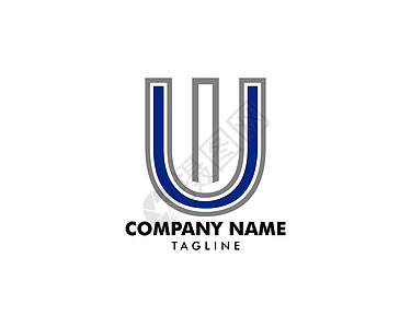 初始字母 Wu 徽标模板设计营销首都创造力技术字体黑色商业白色网络品牌图片