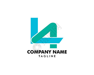 初始字母 L4 徽标模板设计团体错误品牌网络班级咨询商业数字互联网标识图片