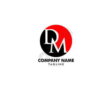 初始字母 Dm 徽标模板设计品牌公司标签白色网络商业插图分米营销创造力图片