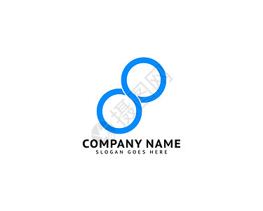 无限符号标志设计矢量图黑色网络蓝色互联网身份运动品牌公司创造力商业背景图片