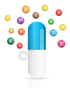 维生素和抗氧化复合物 它制作图案矢量化学品健康橙子公式圆圈药品信息药店养分插图图片