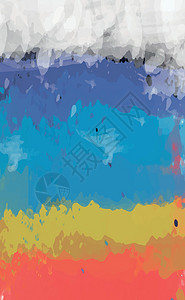 现实的多彩色壁画水颜色抽象背景矢量墨水彩虹绘画卡片插图艺术蓝色水彩创造力刷子图片