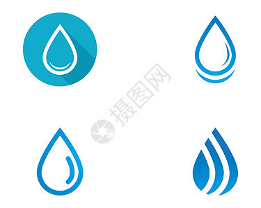 水滴标志模板插图环境液体公司蓝色矿物创造力生物生态商业背景图片