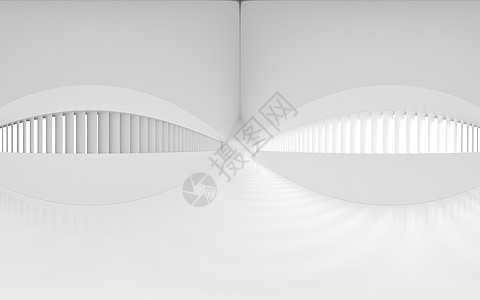 空房间全景3d渲染家具插图框架阳光地面入口材料白色建筑学天空图片