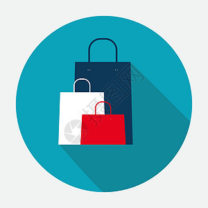 购物袋设计图标 它制作图案矢量插图现金商品营销交易销售市场商业经济财富图片