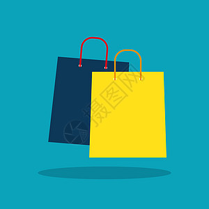 购物袋设计图标 它制作图案矢量店铺市场销售交易投资现金财富经济插图商业图片