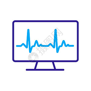 计算机诊断矢量平面 ico图片