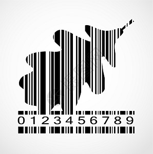 包装条码条码秋叶图像矢量它制作图案个性营销数据标签技术数字代码插图商业价格插画