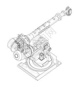 工业机械臂 韦克托动力学智力生产机械科学手臂引擎工作绘画机器人图片