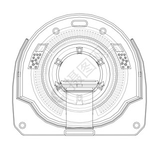 CT 扫描仪 MRI 机器 韦克托电子产品艺术绘画医生辐射放射科考试药品医院诊断图片