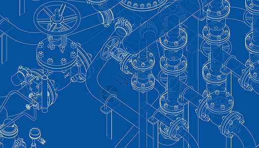 阀门等工业设备 韦克托植物汽油草图管子气体插图资源压力燃料字法图片