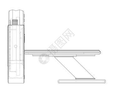 CT 扫描仪 MRI 机器 韦克托身体断层核磁共振实验室电子产品草图科学电脑药品癌症图片