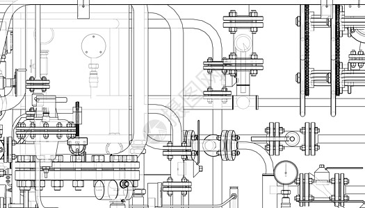 阀门等工业设备 韦克托蓝图海关插图气体活力草图压力字法资源设施图片