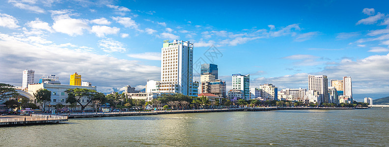 2019年1月5日 大南市与汉江的全景反射海岸线纪念碑天际建筑学景观城市商业旅行场景图片