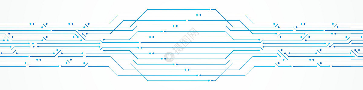 抽象技术背景蓝色电路板图案微芯片电源线商业处理器一体化电路力量电子工程互联网电气活力图片