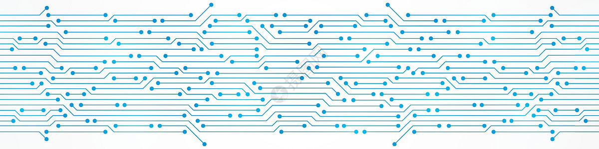 抽象技术背景蓝色电路板图案微芯片电源线电脑母板互联网商业网络插图电子力量电路科学图片