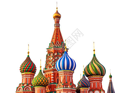 俄罗斯莫斯科红广场上的圣巴西尔大教堂建筑宗教城市圆顶建筑学联盟文化历史地标首都图片